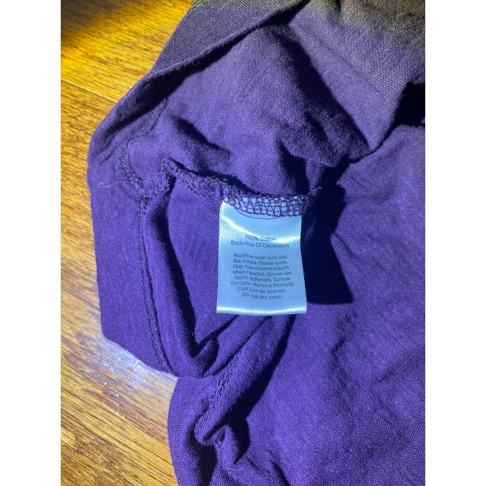 Eddie Bauer‎ Purple Short Sleeved Shirt with Lace Size XXL - Picture 4 of 4
